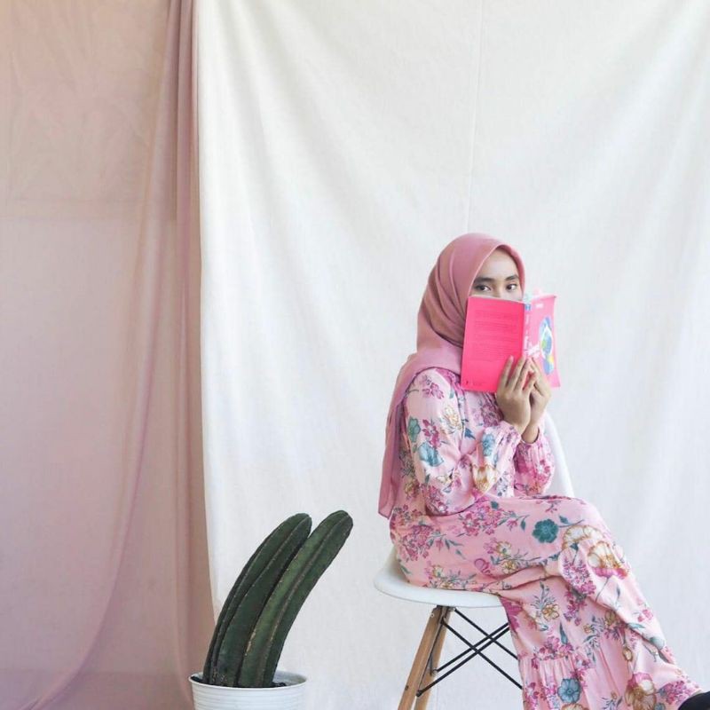 Homey dress rayon viscose by elfaazhijab gamis dewasa