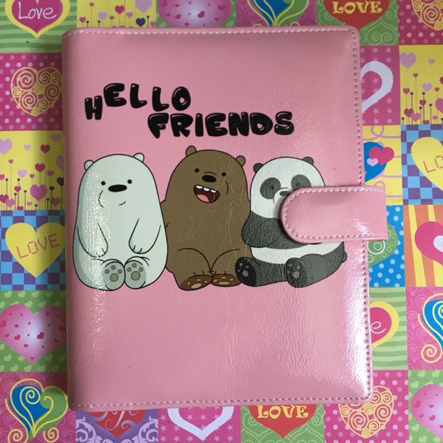 

Binder Printing We Bare Bears Pink