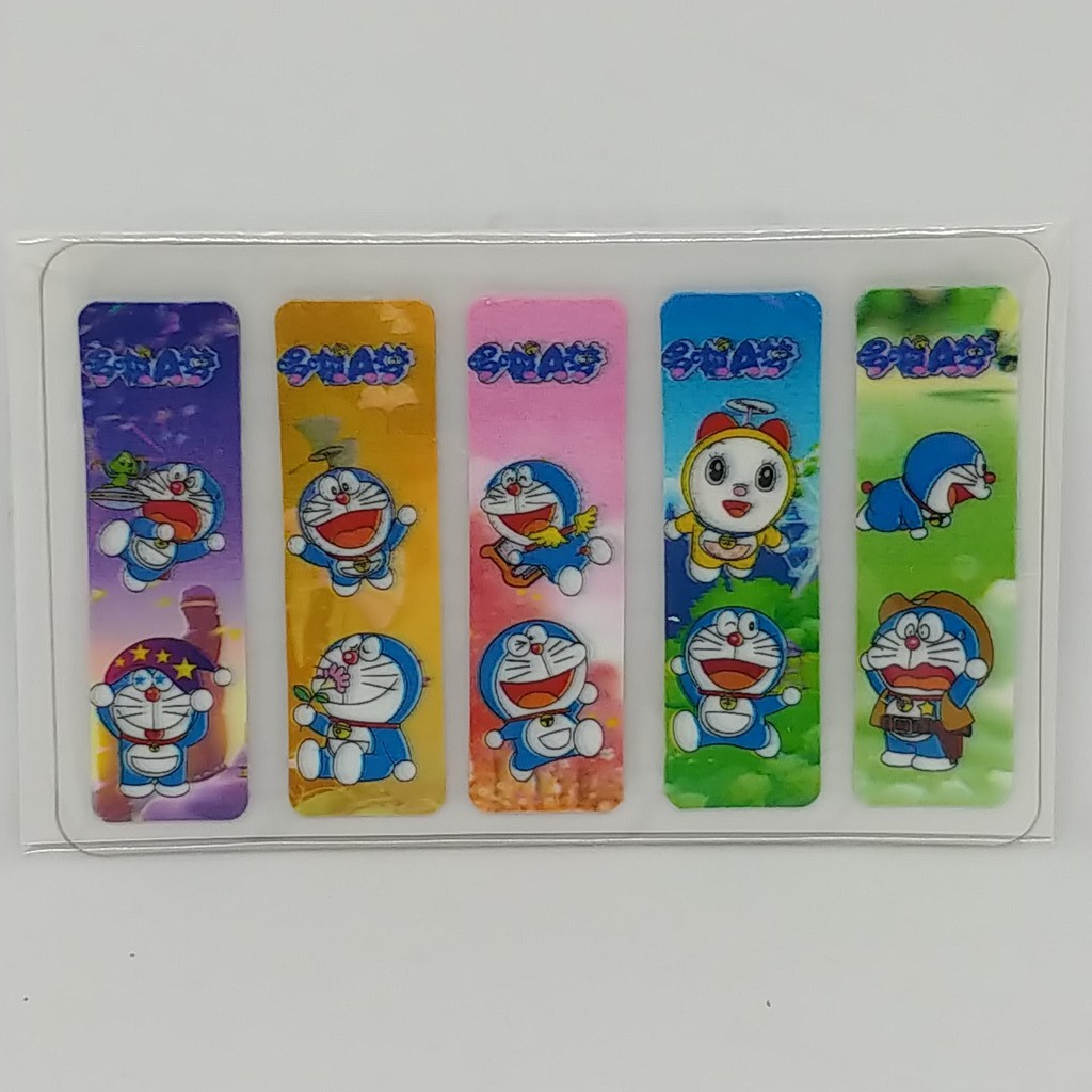 

Sticky notes plastik, pembatas buku, memo, notes, pos it - Motif Doraemon
