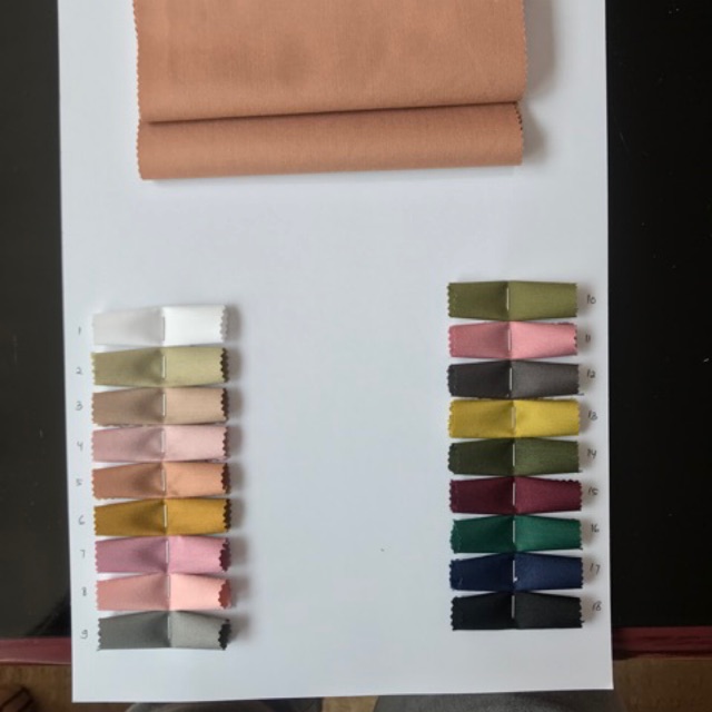 Bahan Katun Polos Kain Katun Silky Egyptian stretch lebar 150 cm premium Import Quality