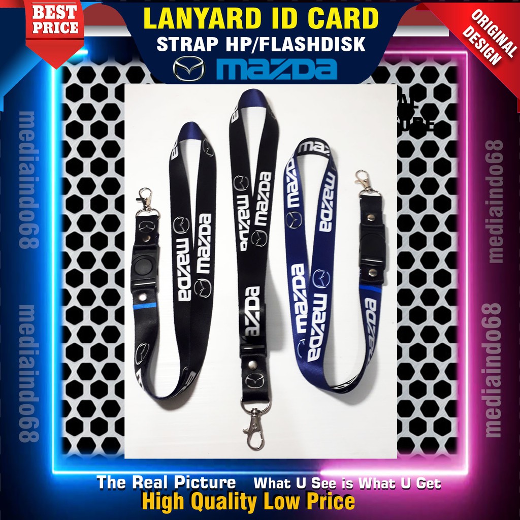 

MAZDA Lanyard, Strap ID, HP/Flashdisk Printing digital (Paket Exclusive)