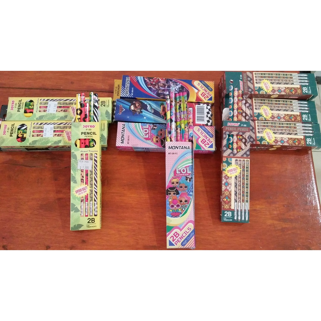 

Pensil 2B Montana Joyko P-98 2B Batik Joyko savana P-99