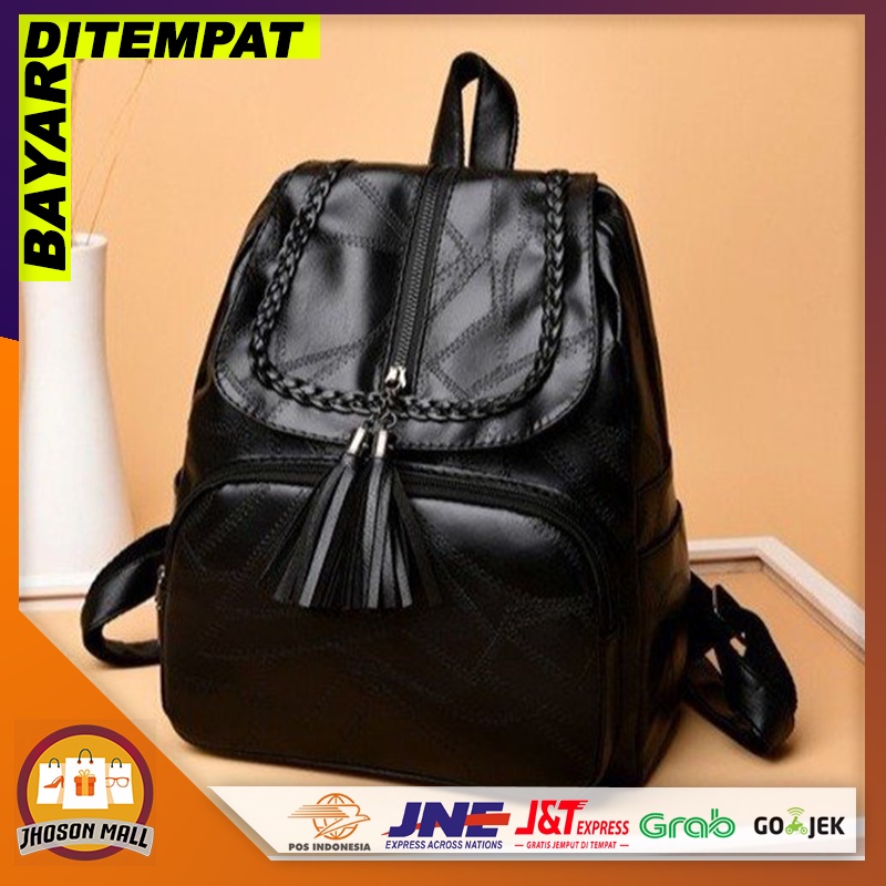 JM Tas Ransel Backpack Fashion Wanita / Tas Import Grosir / Tas Ransel Kekinian T242