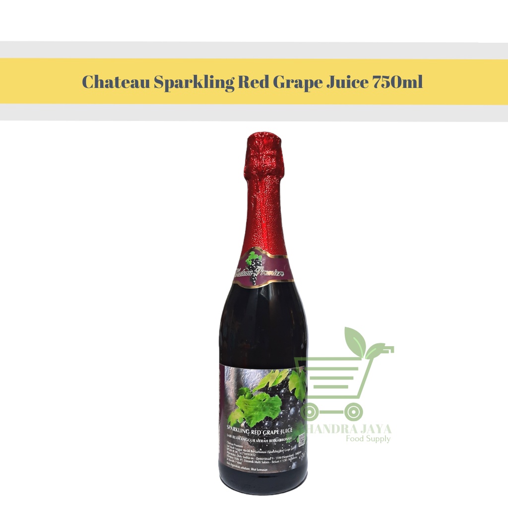 

Chateau Sparkling Red Grape Juice -750ml Sparkling Jus Anggur
