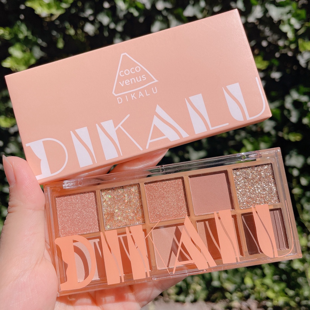 NEW DIKALU EYESHADOW 10 WARNA EYESHADOW PALETE KODE DKL - 910 KOREAN LOOK
