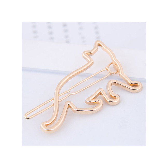 LRC Aksesoris Rambut Fahion Cat Shape Design Hair Clip