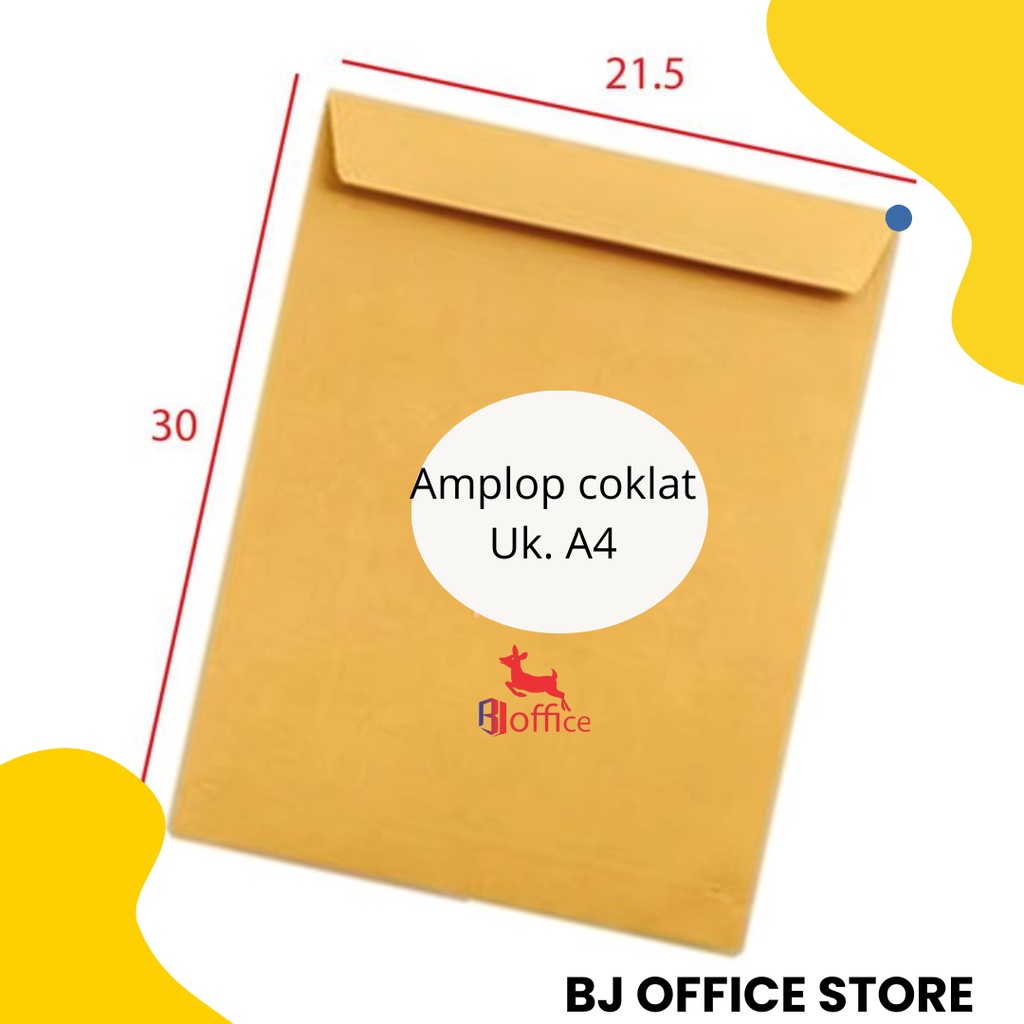 

Nirwana Amplop Coklat Polos Seal A4 1 Pack Isi 100 Lembar