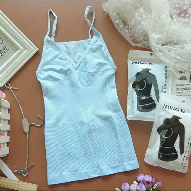 Munafie atasan camisol slimming body shaperasli import/tanktop korset