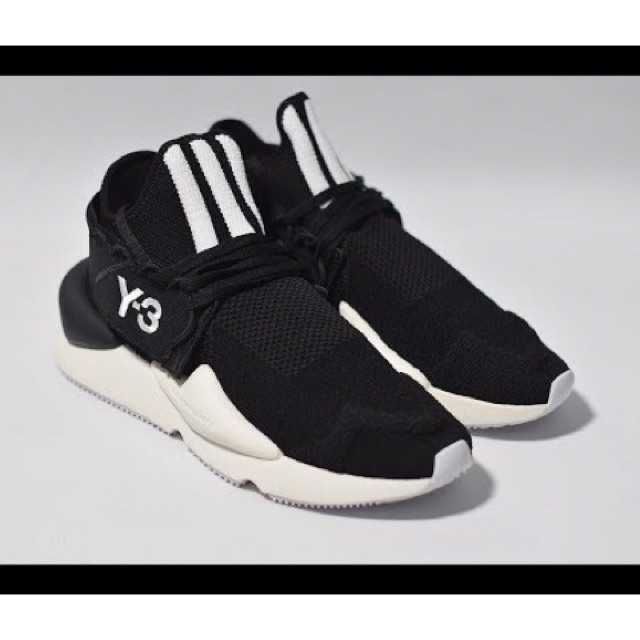 Adidas Y-3 Kaiwa Chunky Black White Sneakers Sepatu Jalan Pria PREMIUM