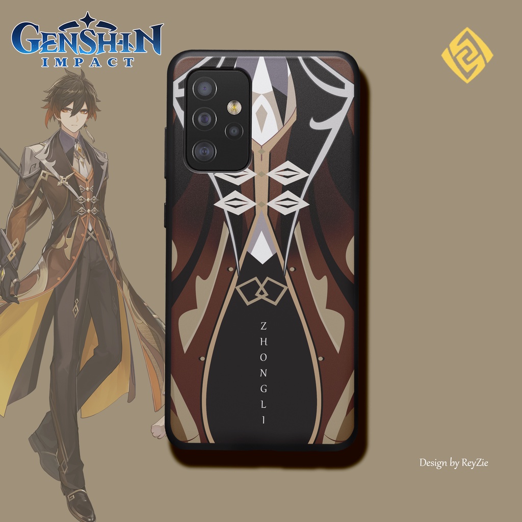 Case/Custom Phone 2D ZHONGLI V2 Genshin Impact