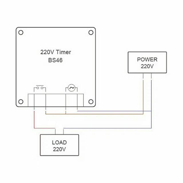 AC 220V digital timer programmable switch on off CN101A