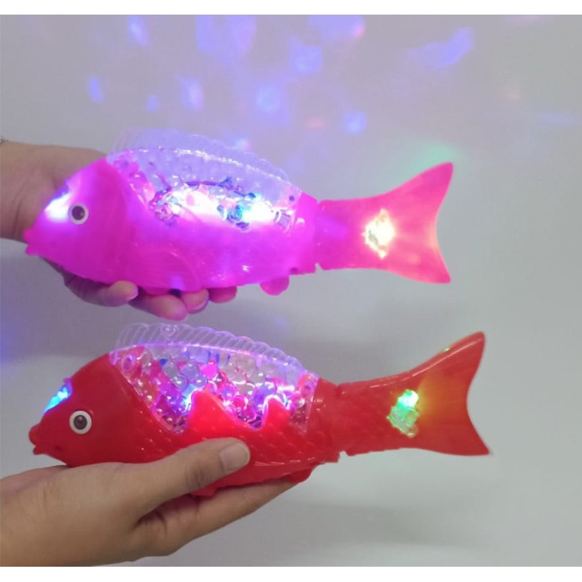 Mainan Ikan ikanan Nyala Lampu Gerak