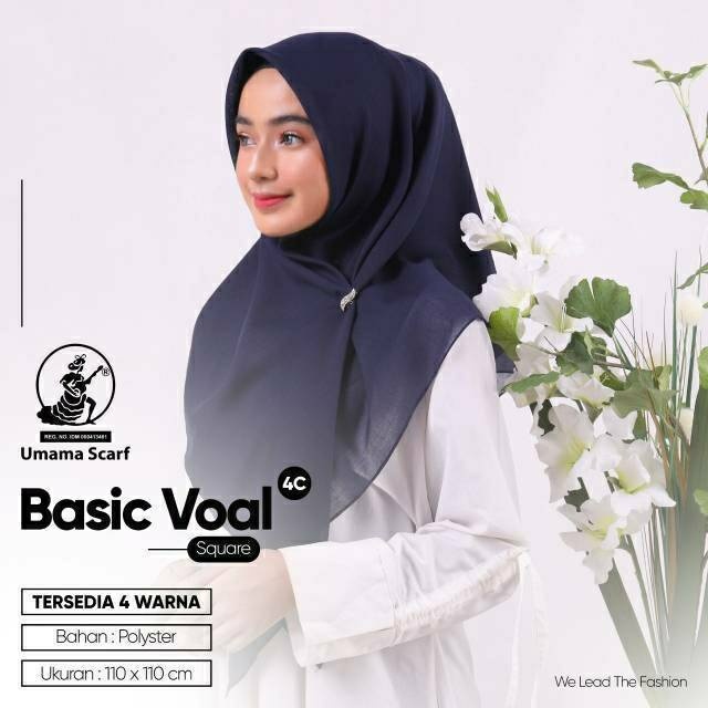 Segi Empat Polos Basic Voal Umama part 2