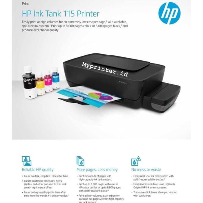 HP Ink Tank115 Only print 115 printer 115