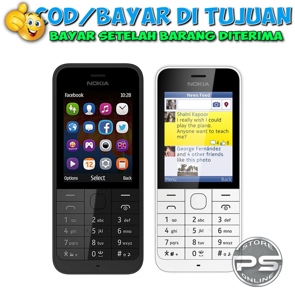 HP Nokia 220 - HP Jadul -  HP Dual Sim - HP dengan layar sangat lebar