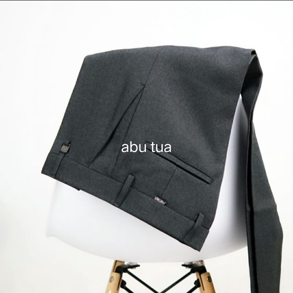 Celana Kantor Formal Kerja Bahan Dasar Pria Slimfit