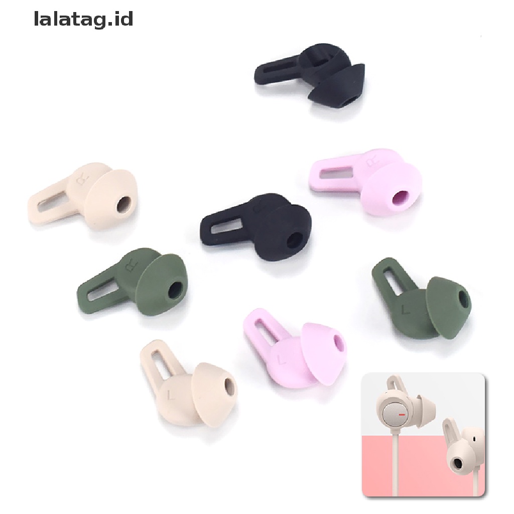 (lalatag) 6pcs / Set Pad / Bantalan Eartips Bahan Silikon Untuk Earphone Huawei Freelace Pro (ID)