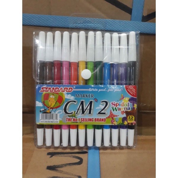 

Spidol 12warna Standard Murah (dapat 12 batang warna)