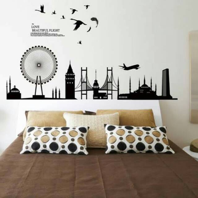  Gambar  Gedung Hitam Putih Di Dinding Kamar  Orion Gambar 