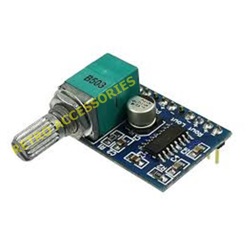 Kit Mini Digital Audio Amplifier 6w plus potensio Stereo