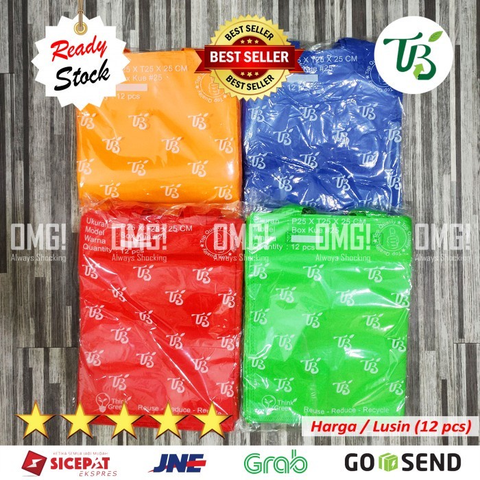 

(TERLARIS) Tas Kue Idul Fitri 24X23X24Cm Spunbond Goodie Bag Bukan Paperbag -