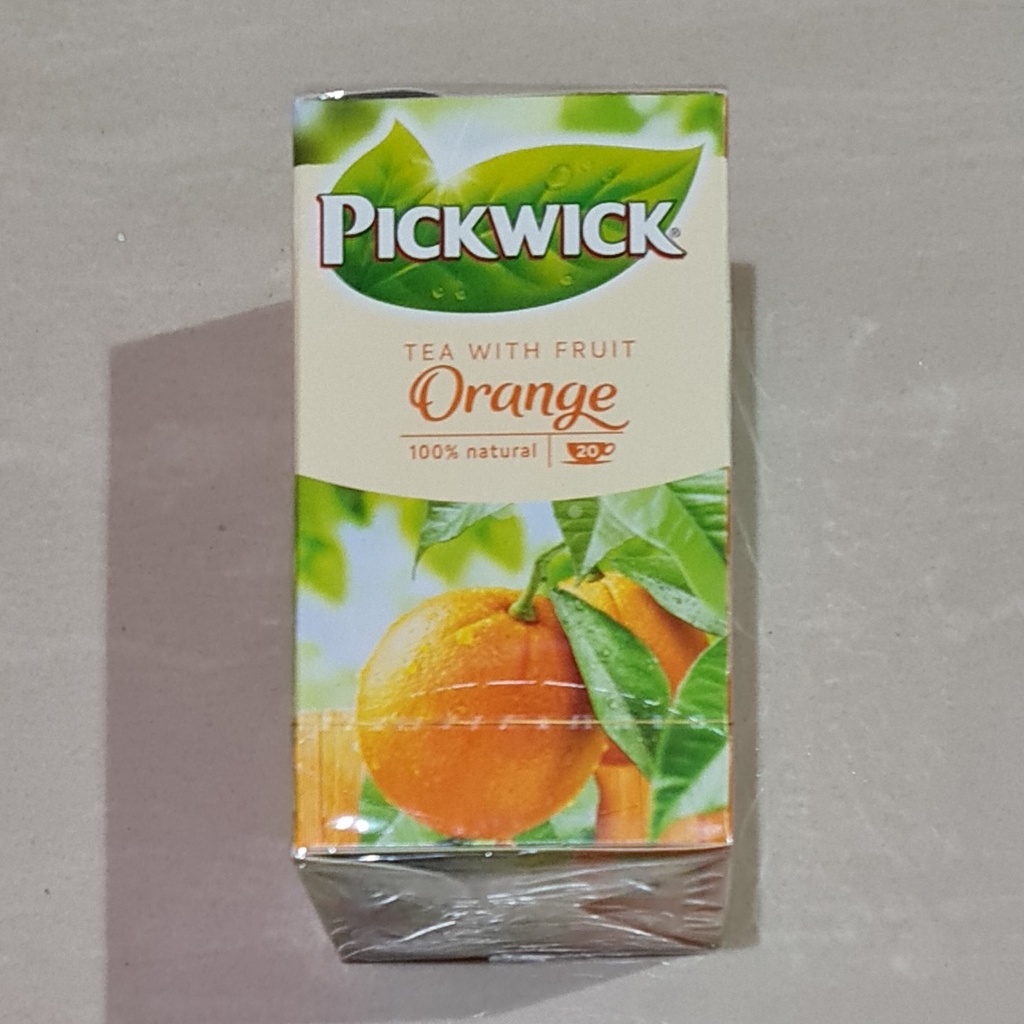 Teh Pickwick Tea With Orange Fruit 100% Natural 20 x 1.5 Gram