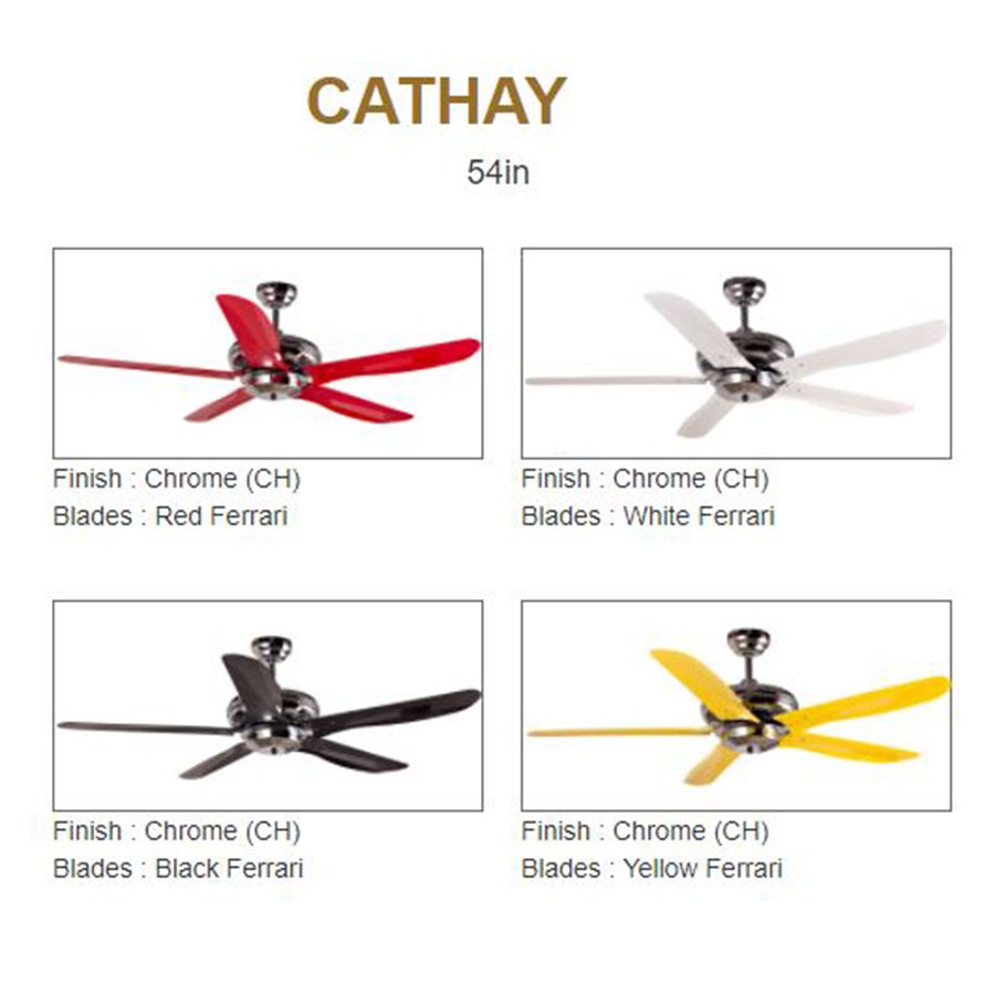 MT EDMA 54IN Cathay Ceiling Fan [KIpas Plafon] Dengan Remote Control