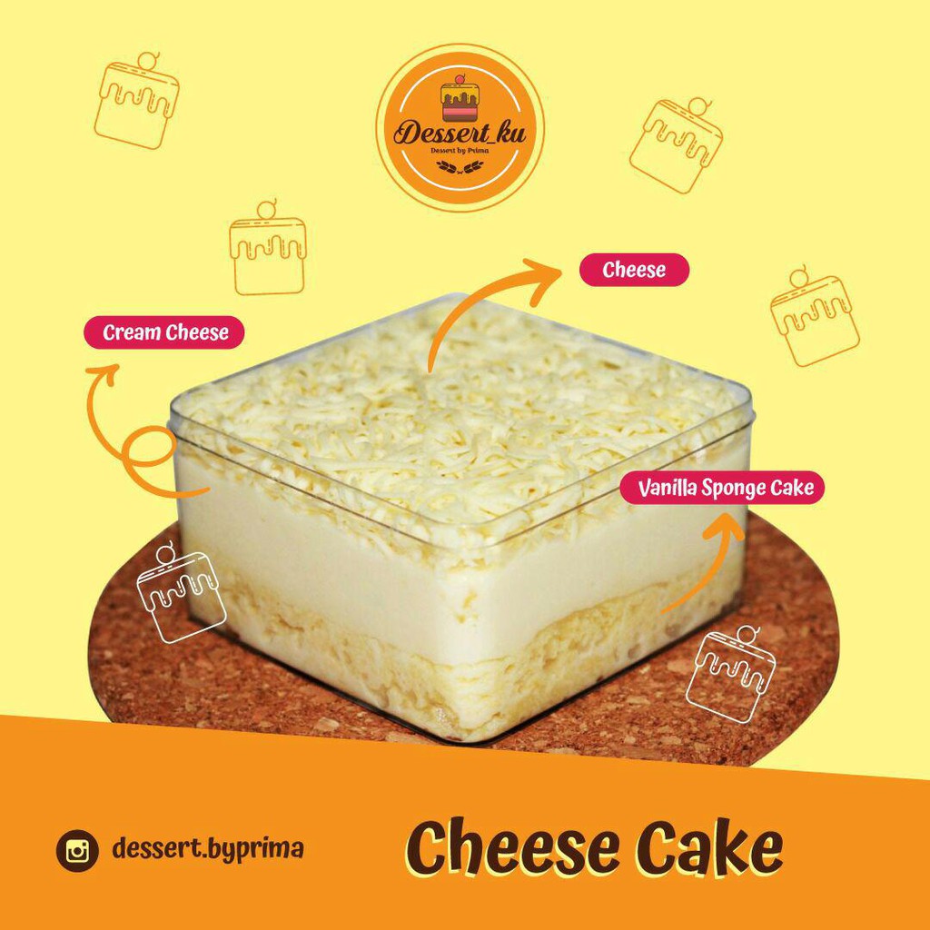 

CHEESE CAKE DESSERT BOX / CHEESECAKE / DESSERT