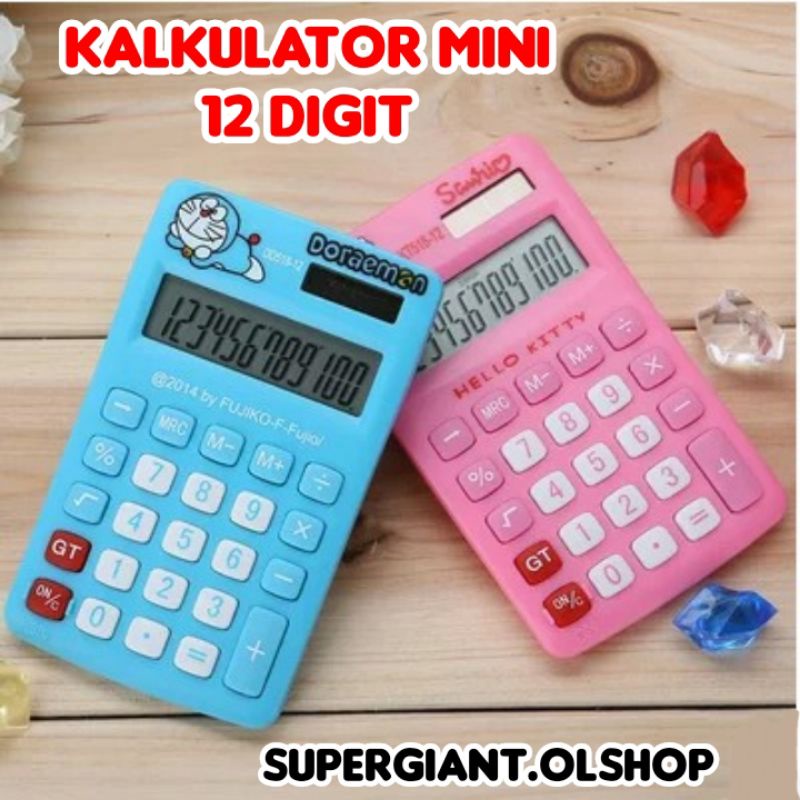 

Kalkulator 12 Digit / Kalkulator Karakter / Kalkulator Anak Sekolah Berkualitas⭐ Supergiant.olshop⭐