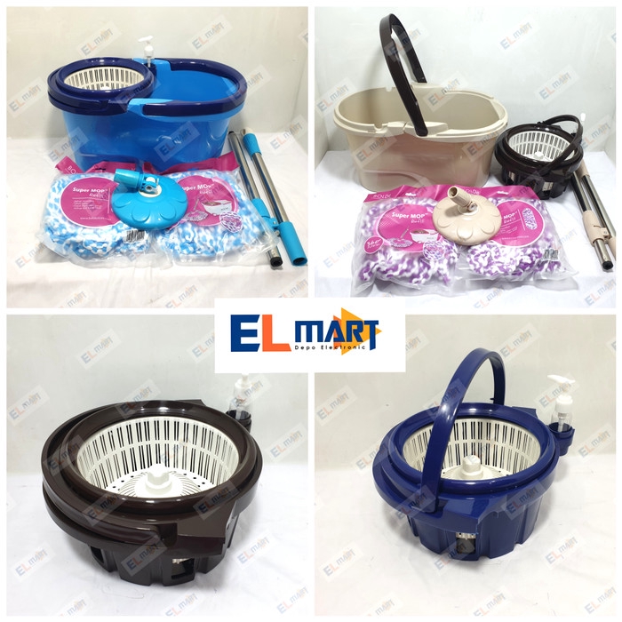 Alat Pel Lantai Super Mop Bolde Komodo 6 Liter Pengering Bisa Dilepas pembersih lantai