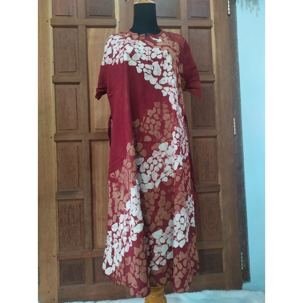 Daster payung jumbo twill dress batik pekalongan model terbaru bahan tebal nyaman dipakai