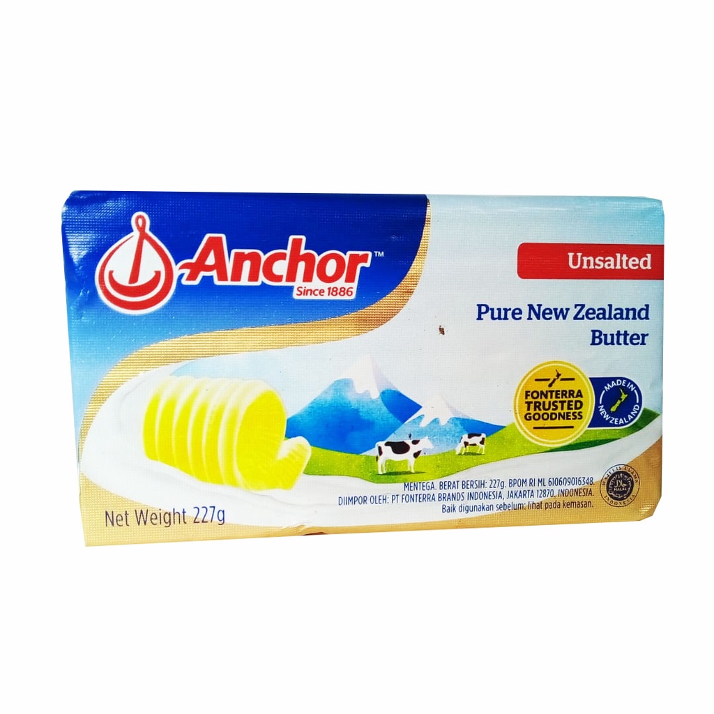 

ANCHOR UNSALTED BUTTER 227G