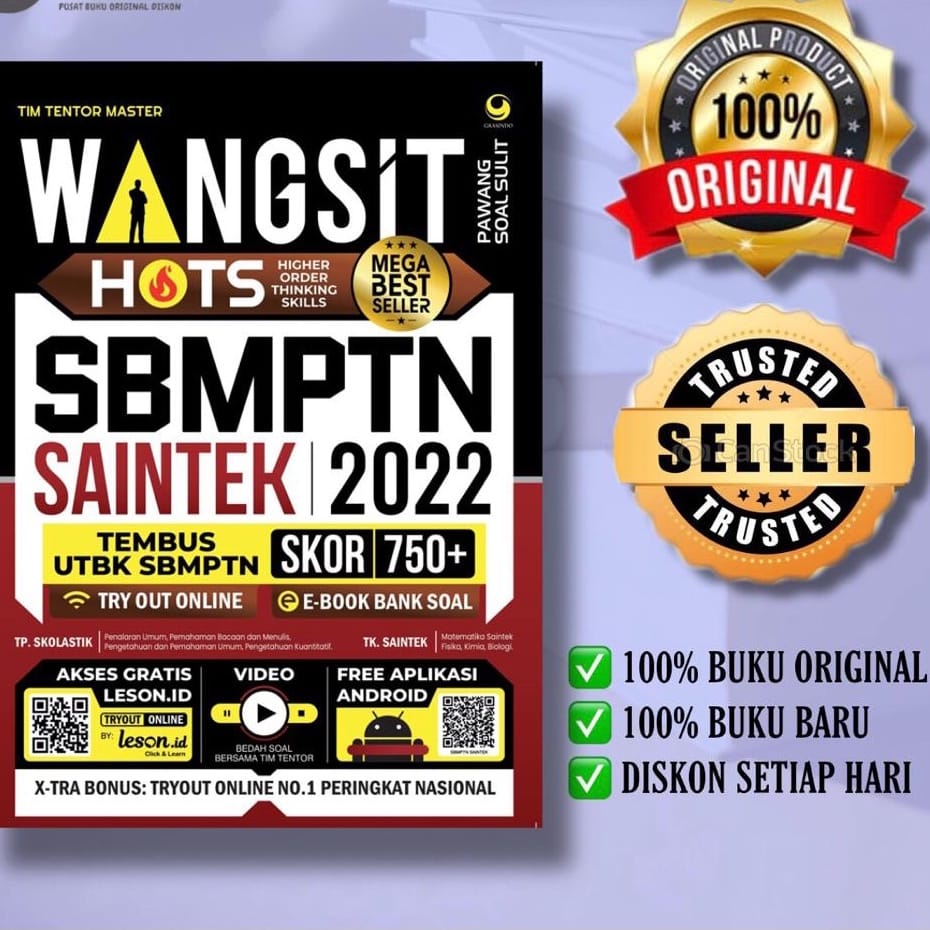 Buku Wangsit (Pawang Soal Sulit) Sbmptn Saintek 2021 2022 100% Original