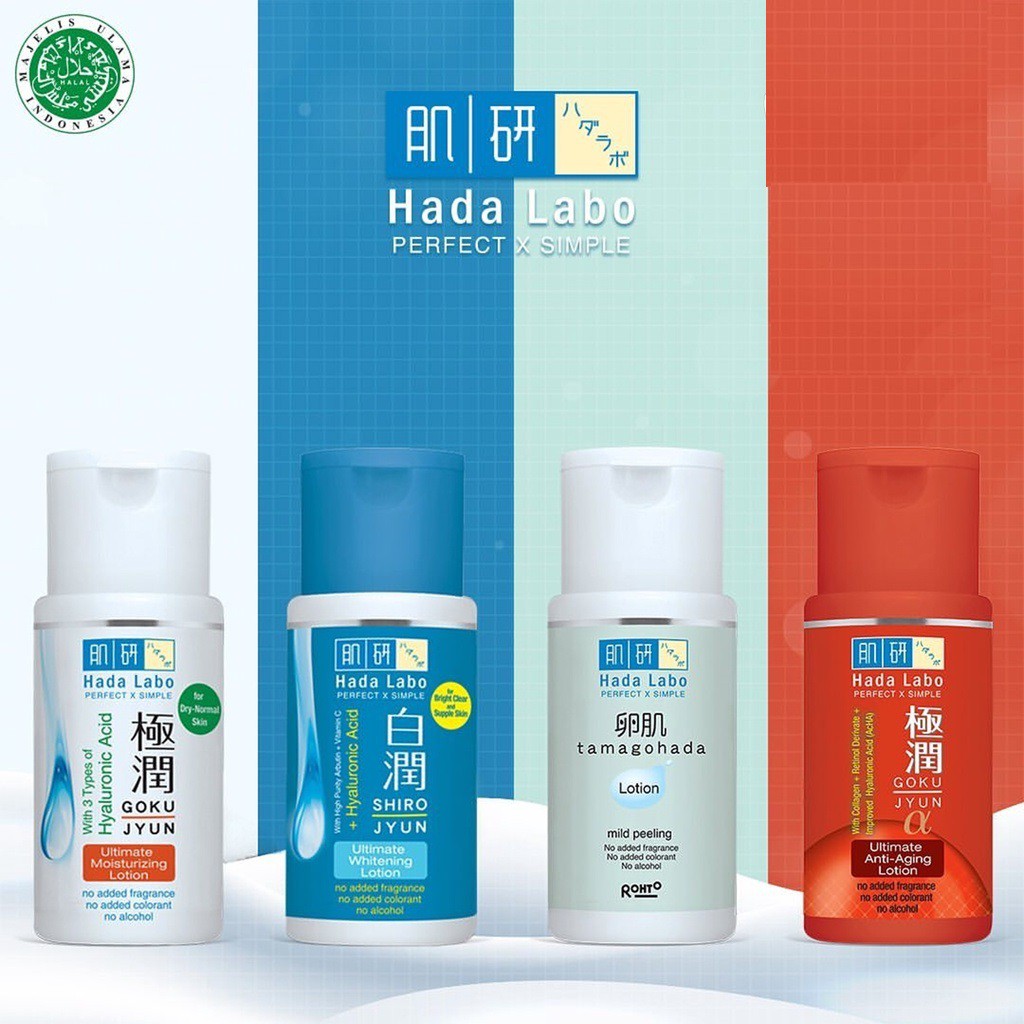 DOMMO - D8084 Hada Labo Hadalabo  Gokujyun Shirojyun Ultimate Moisturizer Alpha Tamagohada Face Wash