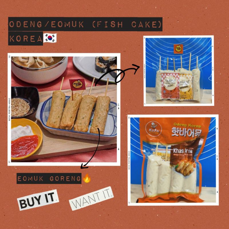 

Odeng/Eomuk Korea 200Gr dan 350Gr Halal dan Asli