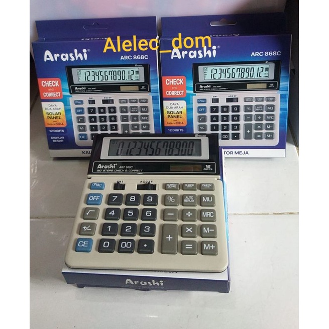 

Kalkulator Arashi Arc 868C 12digit