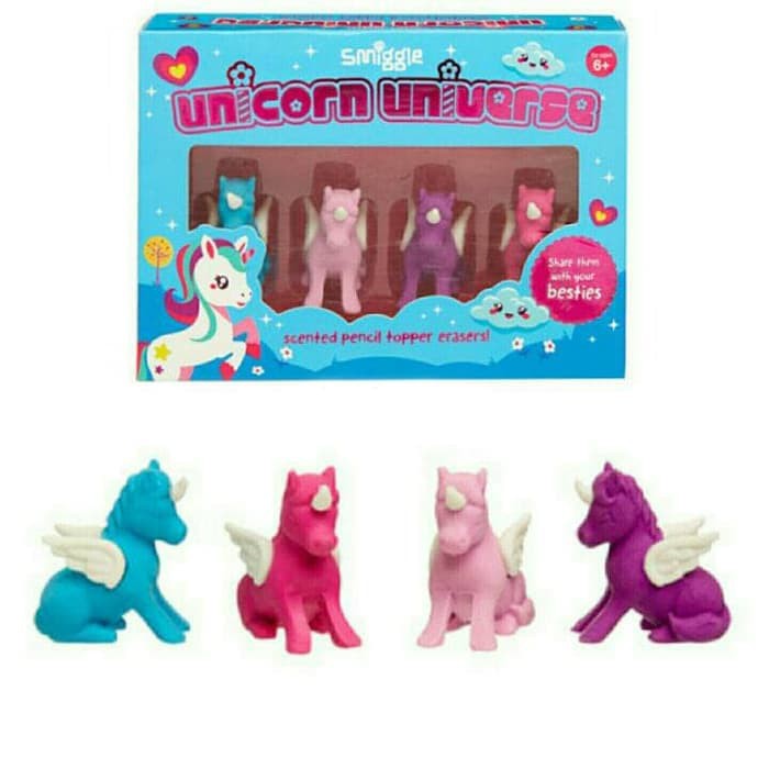 

Smiggle Unicorn Eraser Box Original