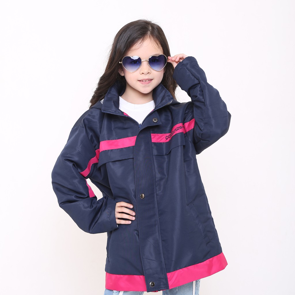 Jaket anak perempuan casual bahan taslan Catenzo Jr cdg175