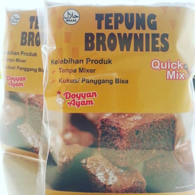 

tepung brownies quick mix