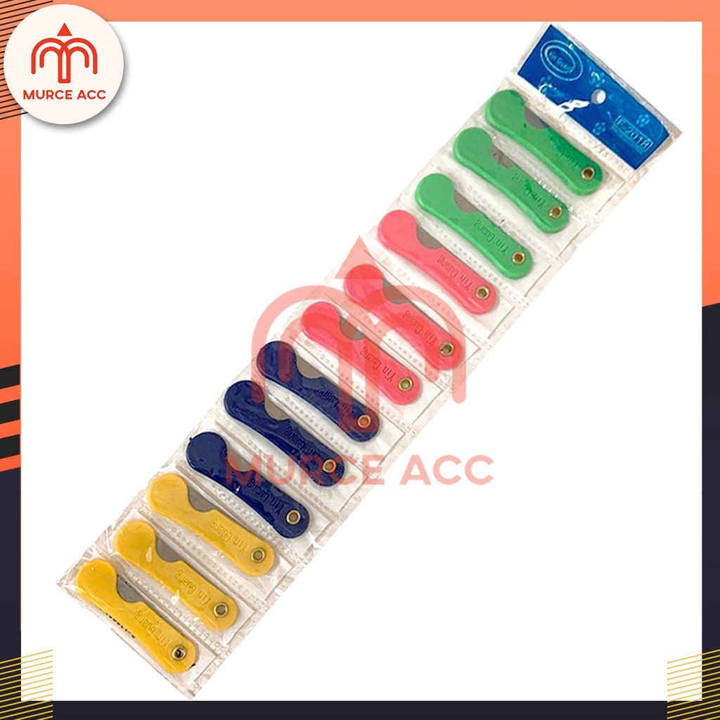 Pisau Cutter Silet Lipat Mini Warna Warni