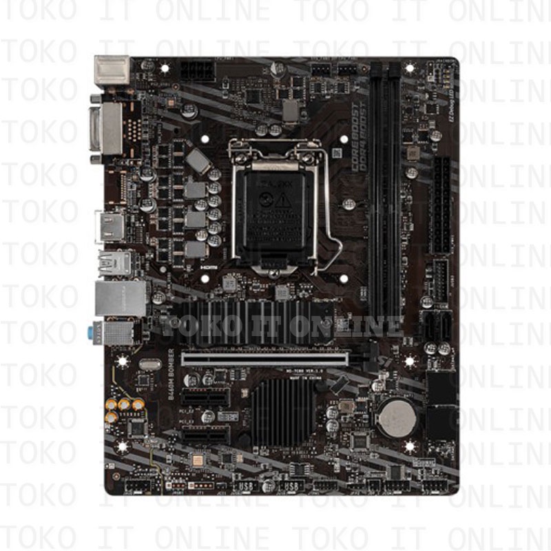 MSI MOTHERBOARD H410M BOMBER LGA1200