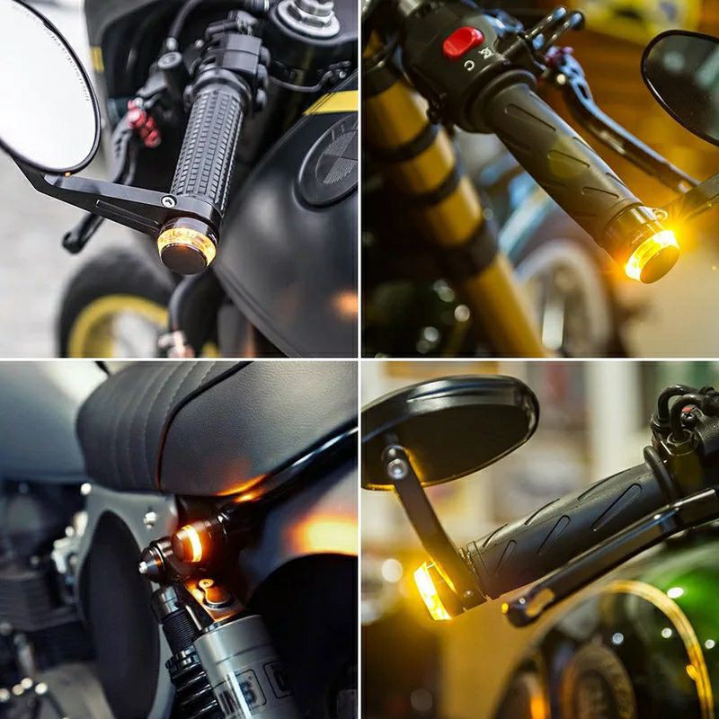 Lampu Sein LED Stang Motor LED Sen Handle Bar