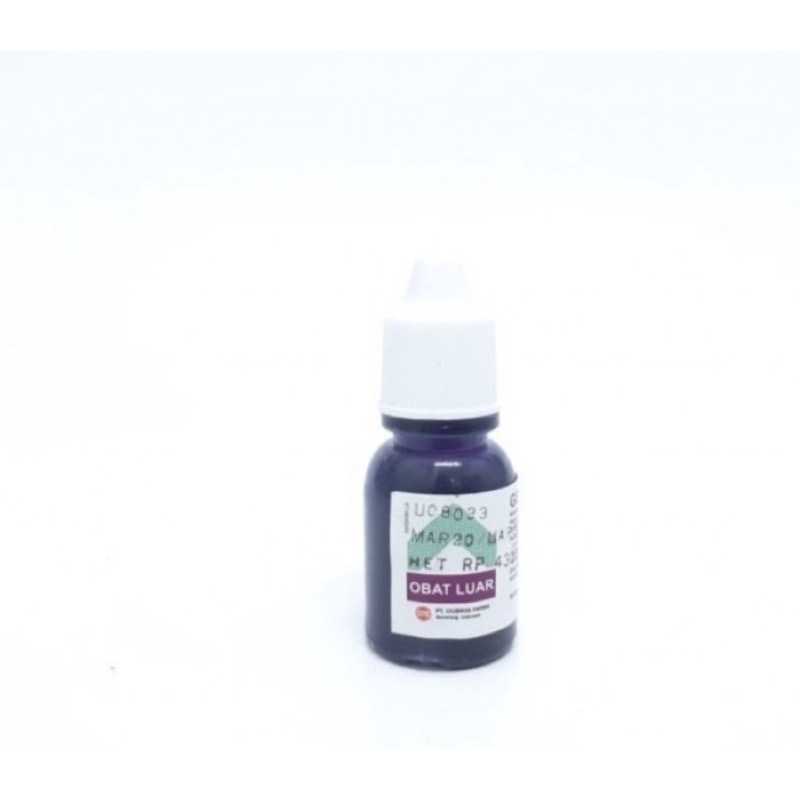 Gentian violet 1% 10 ml ( mengatasi bibir pecah2 sariawan )