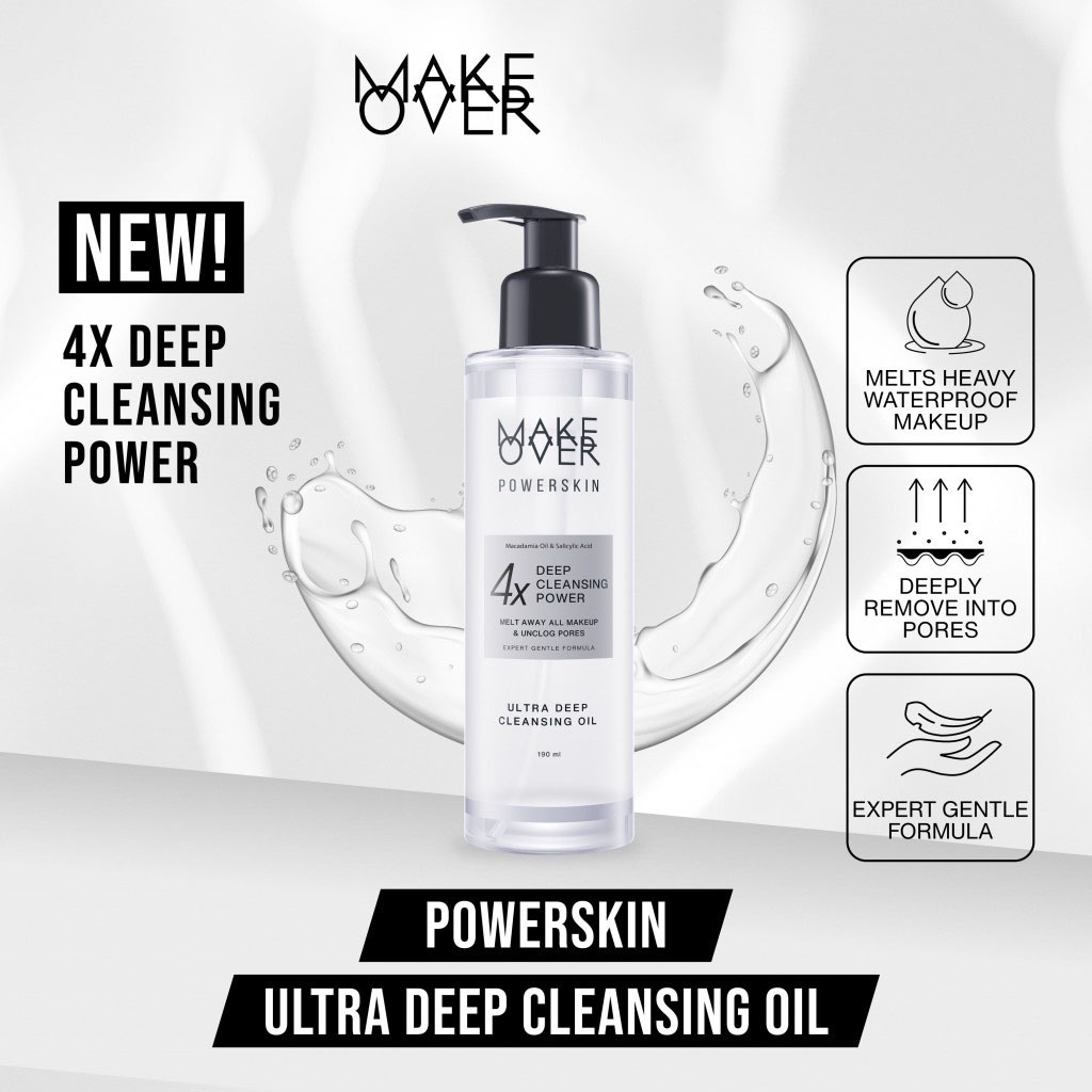 MAKE OVER Powerskin Ultra Deep Cleansing Oil 190mL