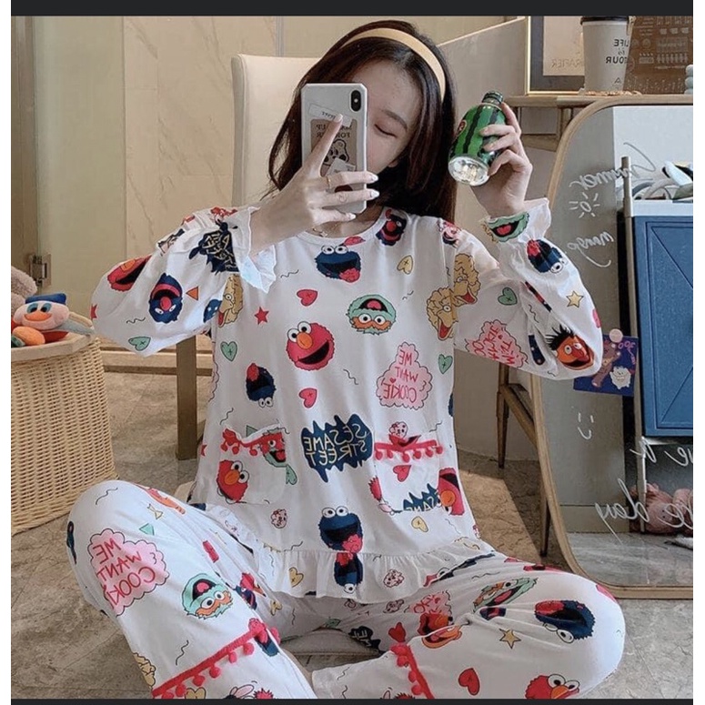baju tidur Import/bajutidur wanita/PP Import/ baju tidur lucu/baju Import wanita/baju tidur kekinian
