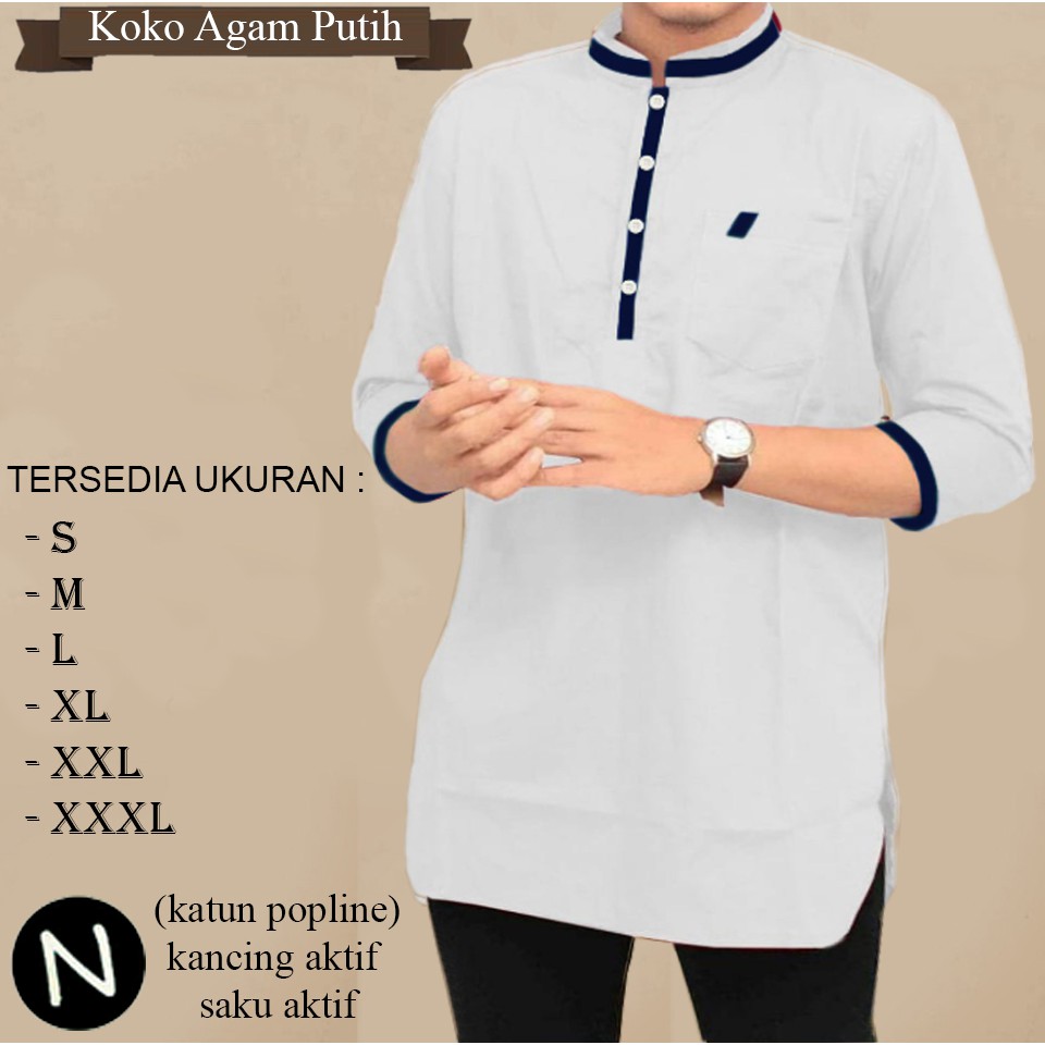 LS 55709-57334-59277-61193-62270-66155 KOKO AGAM,Baju koko Qurta Pria Termurah,Terkini &amp; Terlaris