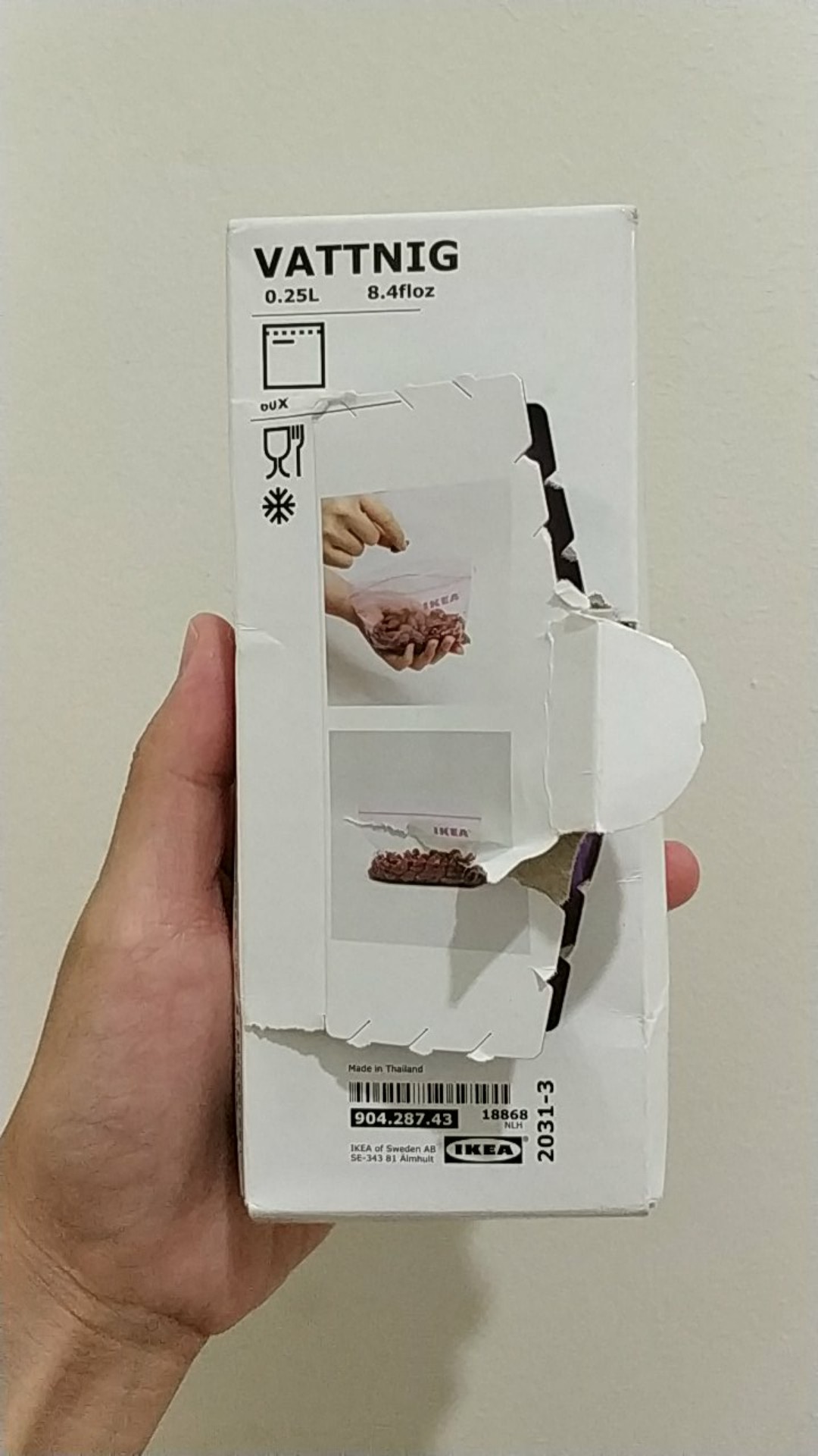 Vattnig, Kantong Yang Dapat Ditutup, 1 Pack = Isi 60 Lembar