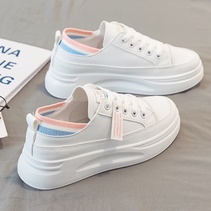 AVANCEID 1935 Sepatu Sneakers Wanita Korea Simpel Putih Import