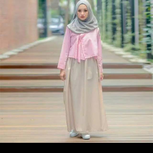 Dressofia Casual Hanbok Pink Size L (hanbok plus dress)