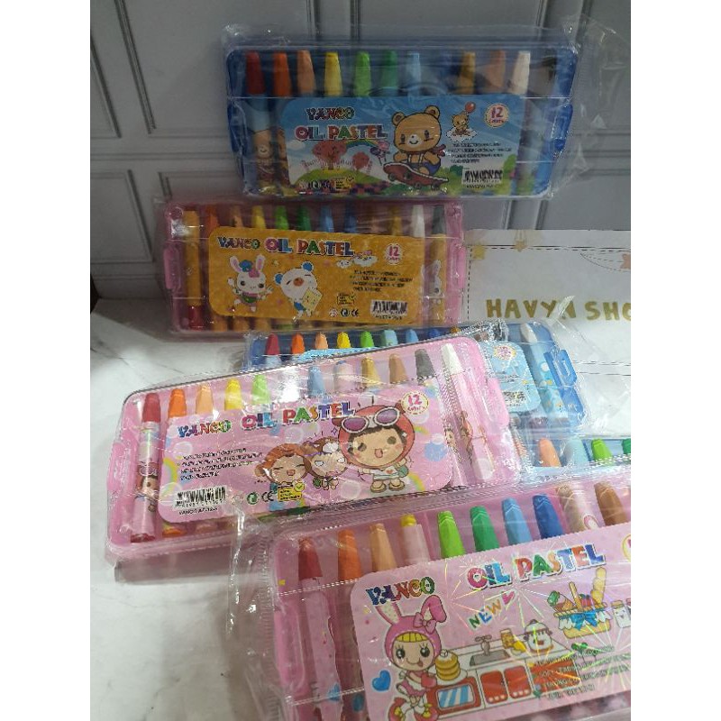 CRAYON BESAR 12warna/krayon/oil pastel/KRAYON BTS BT 21-3